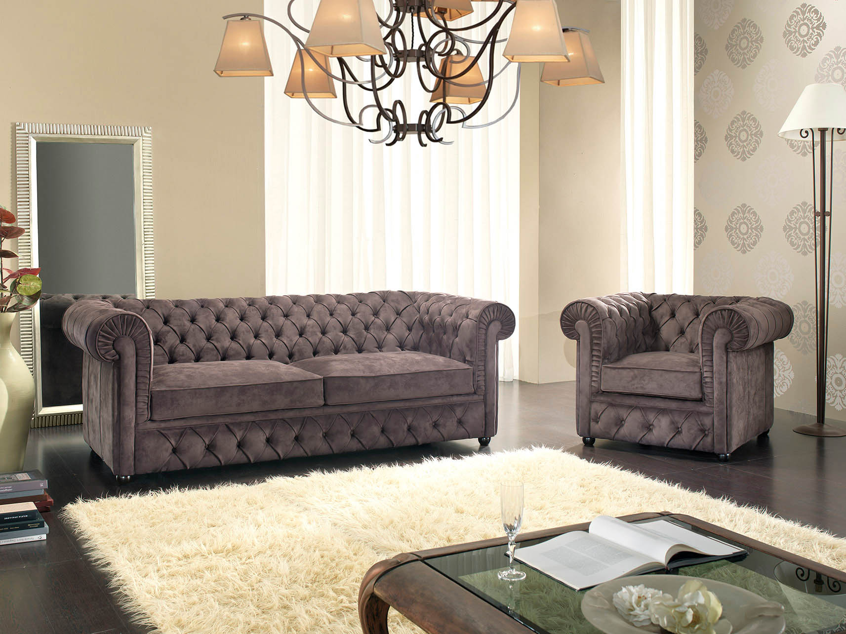 Chesterfield Sofa (groß)